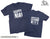 Happy Wife & Happy Life Couple Matching short sleeve T-Shirts color Navy Blue