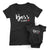 Boss Lady Boss Baby_short sleeve Graphic Matching T-Shirts for Mother and Daughter_Black Tees at TeeLikeYours.com