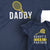 Daddy and Daddy's Little Partner_Short Sleeve Graphic Matching T-Shirts_Navy at TeeLikeYours.com