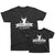 Hunt Club Life Member and Hunt Club New Member Matching Father Son Graphic T-shirts Set By TeeLikeYours.com in black