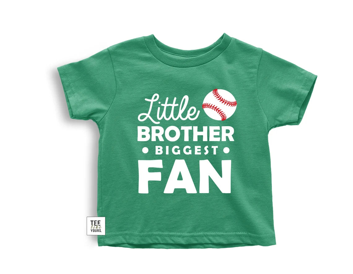 Little Brother And Biggest Fan Funny Baseball Shirt Brother Little Brother And Biggest Fan Funny Baseball Shirt Brother
