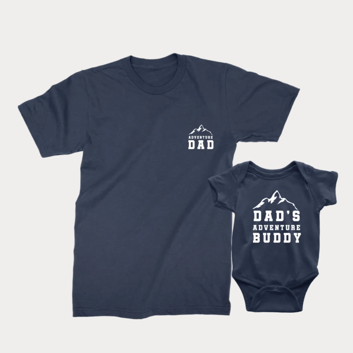 Matching Dad and Kids Shirts "Adventure Dad" – Father and Son Daughter Matching Outfits Gift