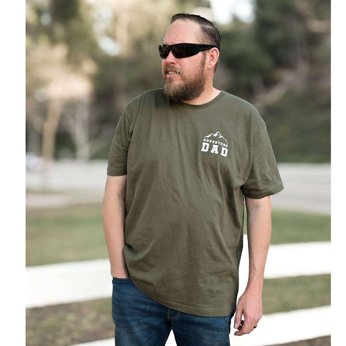 Matching Dad and Kids Shirts "Adventure Dad" – Father and Son Daughter Matching Outfits Gift