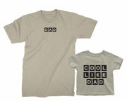 Dad & Kid Matching Shirts – Cool Like Dad Family Outfit