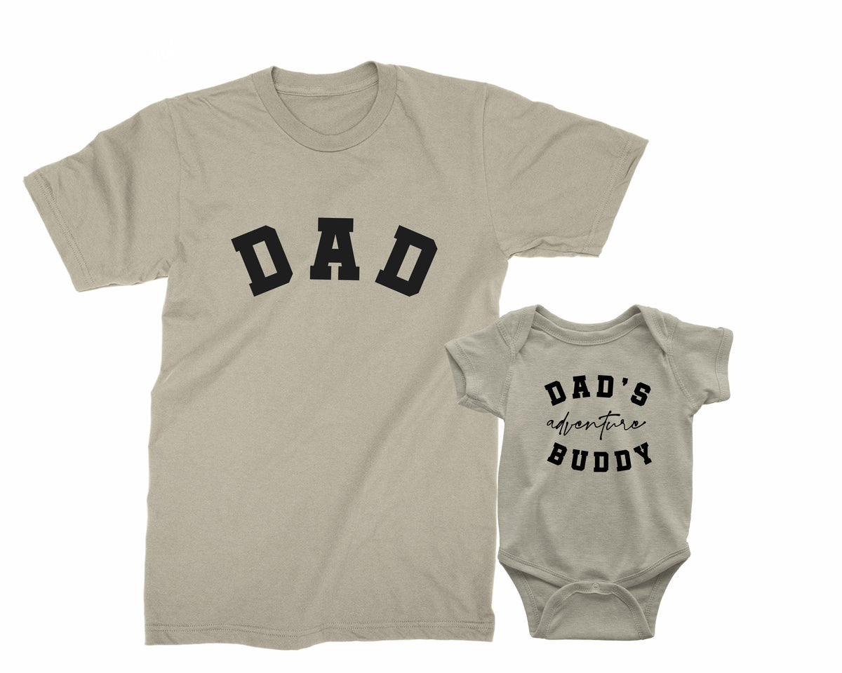 Dad & Adventure Buddy Matching Shirts – Camping Family Tees