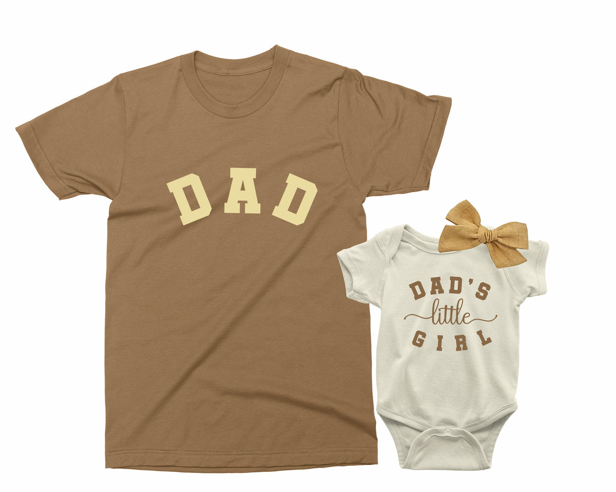 Dad & Baby Girl Matching Shirts – Daddy’s Little Girl Tees