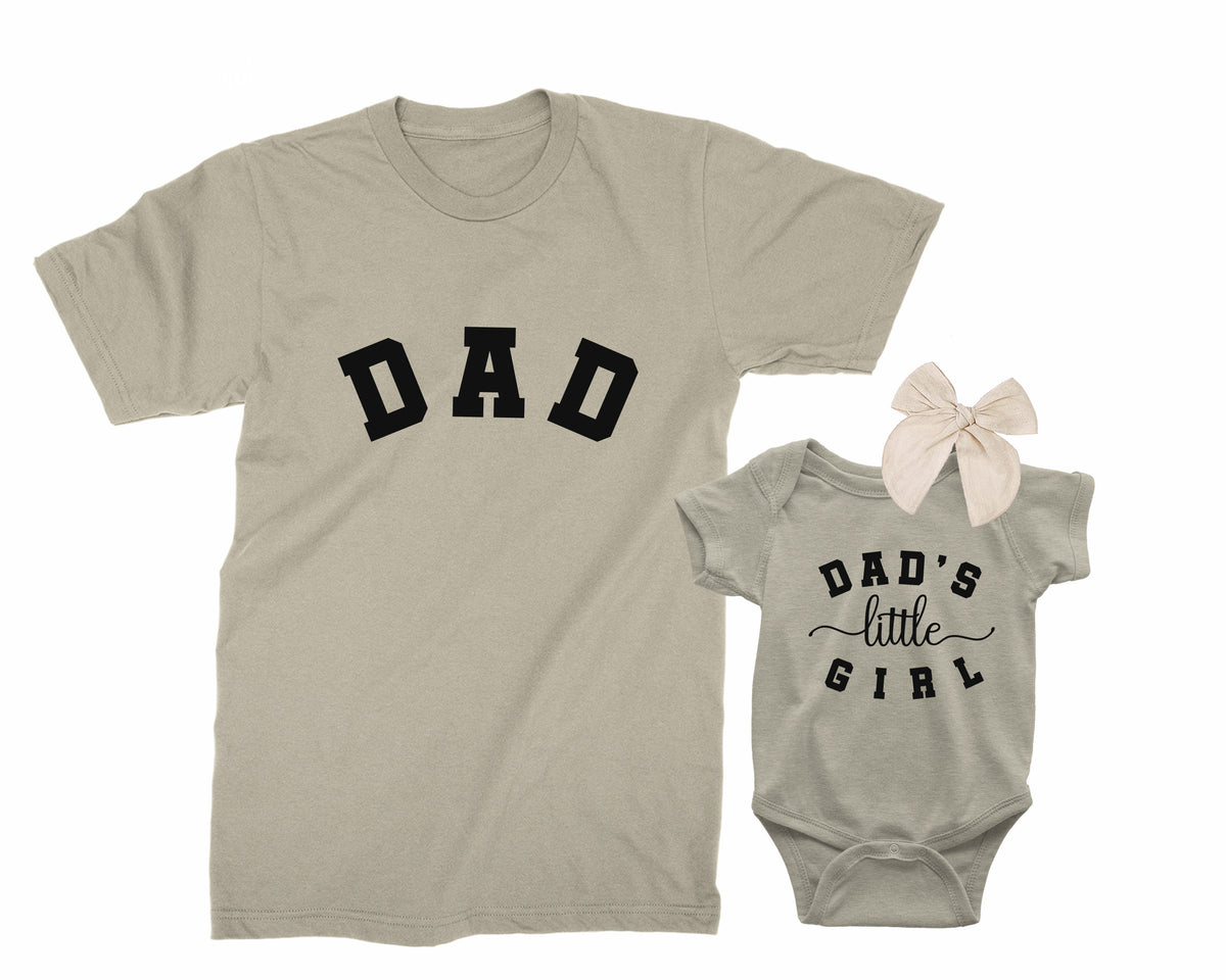 Dad & Baby Girl Matching Shirts – Daddy’s Little Girl Tees
