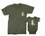 Dinosaurs riding a bike - Father & Son matching tshirts set, Father's Day gift. Father Son matching tees.