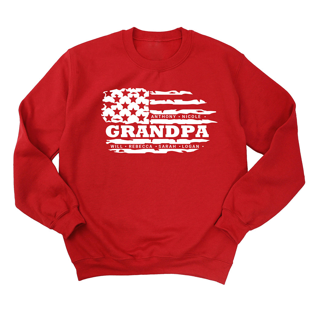 Personalized online grandpa sweatshirt