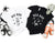 Her Boo & His Boo - Matching Halloween t-shirts for couples, Halloween gift for Him & Her, Honeymoon Outfit, Cat Ghost shirts