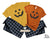 His & Hers - Pumpkin Face Jack O Lantern Matching Halloween Pajamas for couples.
