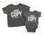 Original and Carbon Copy personalized matching tshirts set for Father & Children. Copy and Paste funny tees, gift for Fathers Day.