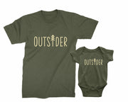 Dad & Kid Adventure Matching Shirts – Outsider Camping Family Tees