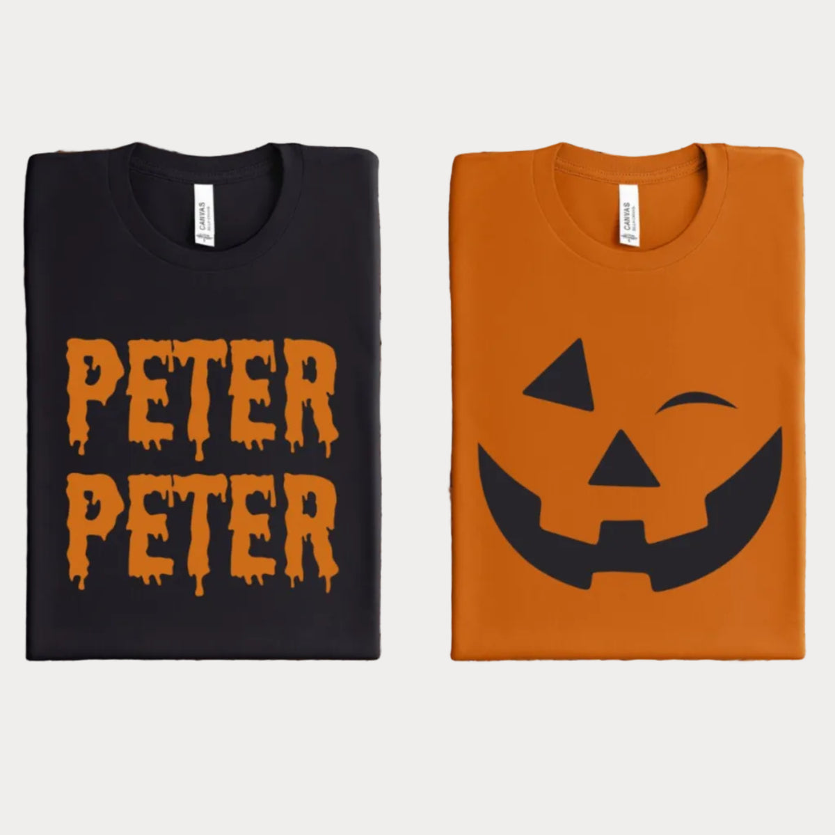 Peter Peter Pumpkin Eater Matching Halloween Shirts – Couples Pumpkin T-Shirts