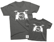 Rock N Roll Baby Matching Shirts – Dad & Kid Music Band Tees