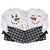Snowman & Snowwoman Matching Christmas Sweatshirt and Flannel Pajama Set – Cute Couples Holiday Loungewear Outfit | Perfect Christmas Gift for Couples | Price per Set