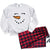Snowman & Snowwoman Matching Christmas Sweatshirt and Flannel Pajama Set – Cute Couples Holiday Loungewear Outfit | Perfect Christmas Gift for Couples | Price per Set