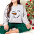 Snowman & Snowwoman Matching Christmas Sweatshirt and Flannel Pajama Set – Cute Couples Holiday Loungewear Outfit | Perfect Christmas Gift for Couples | Price per Set