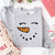 Snowman & Snowwoman Matching Christmas Sweatshirt and Flannel Pajama Set – Cute Couples Holiday Loungewear Outfit | Perfect Christmas Gift for Couples | Price per Set