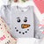 Snowman & Snowwoman Matching Christmas Sweatshirt and Flannel Pajama Set – Cute Couples Holiday Loungewear Outfit | Perfect Christmas Gift for Couples | Price per Set