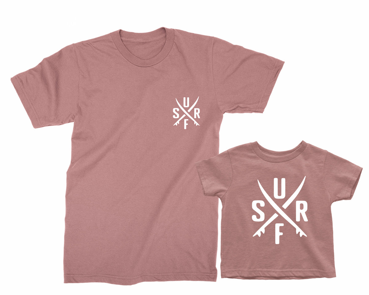 Dad & Kid Surf Matching Shirts – Father Son Beach Outfit