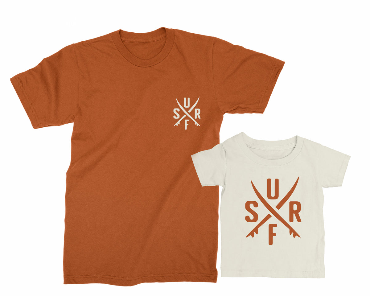Dad & Kid Surf Matching Shirts – Father Son Beach Outfit