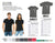 Happy Wife & Happy Life Couple Matching short sleeve T-Shirts size chart by TeeLikeYours