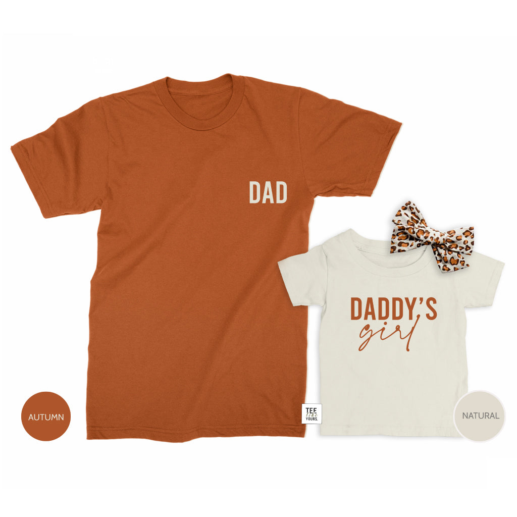 Dad and Daddys Girl | Father and Baby Girl matching t-shirts | Fathers Day gift idea | Girl dad gift | Price per item