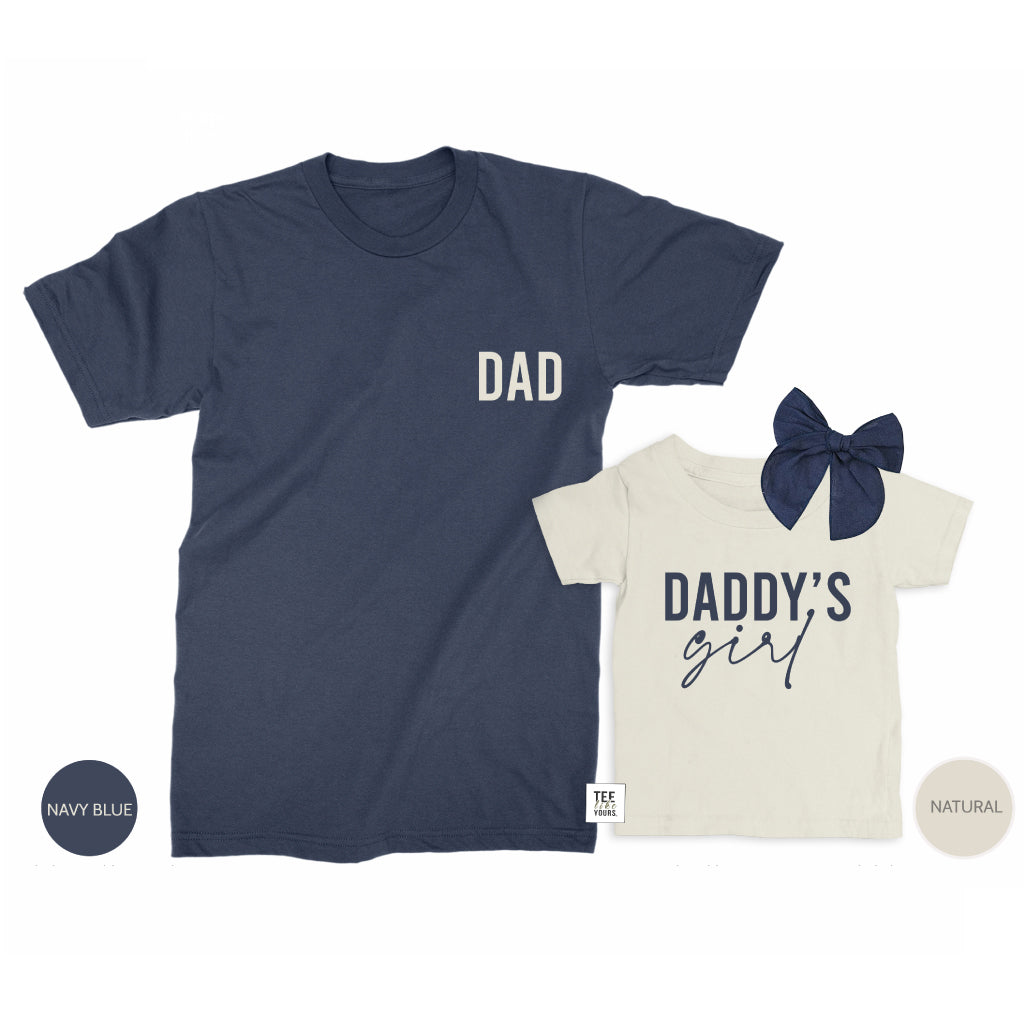 Personalised Daddy & Kids Matching T-Shirts – Fathers Day Gift From Son Or Daughter