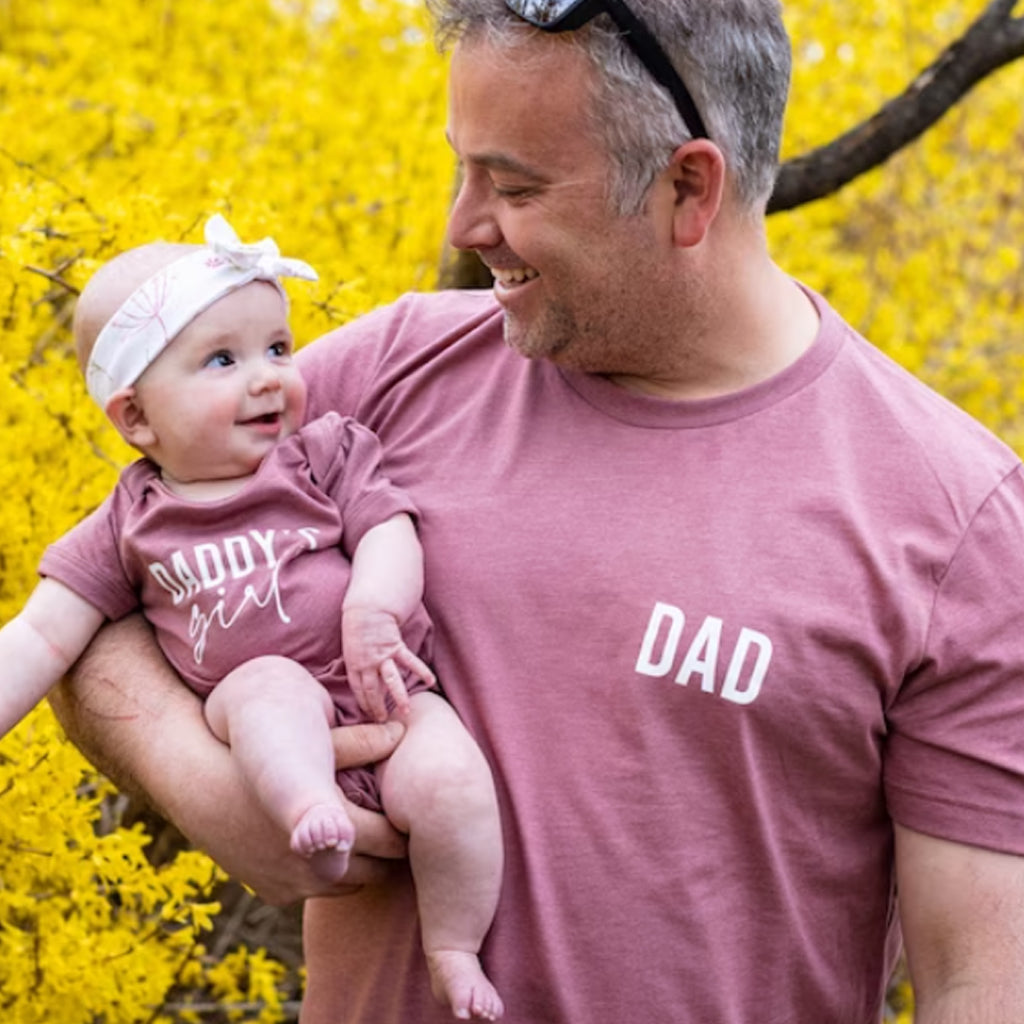 Dad and Daddys Girl | Father and Baby Girl matching t-shirts | Fathers Day gift idea | Girl dad gift | Price per item