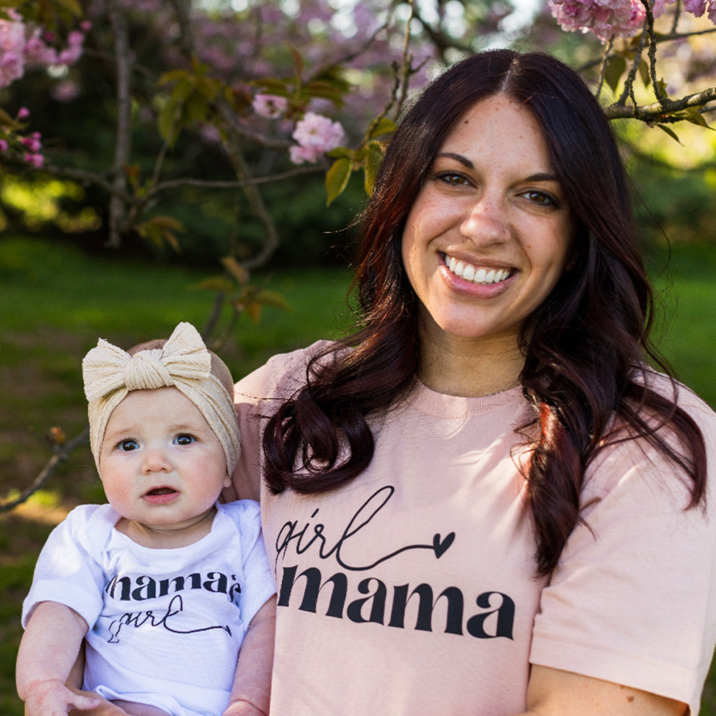 Girl Mama & Mama's Girl - Matching Mommy and Me t-shirt, Mother's Day Gift, New Mom Shirt, Mother Baby gift, Mother and Daughter