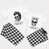 Personalized Matching Halloween Pajama Set for Couples | Skull Design