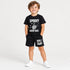 Spooky Crew 2026 Halloween Shirt & Shorts Set for Boys and Girls | Here for the Candy