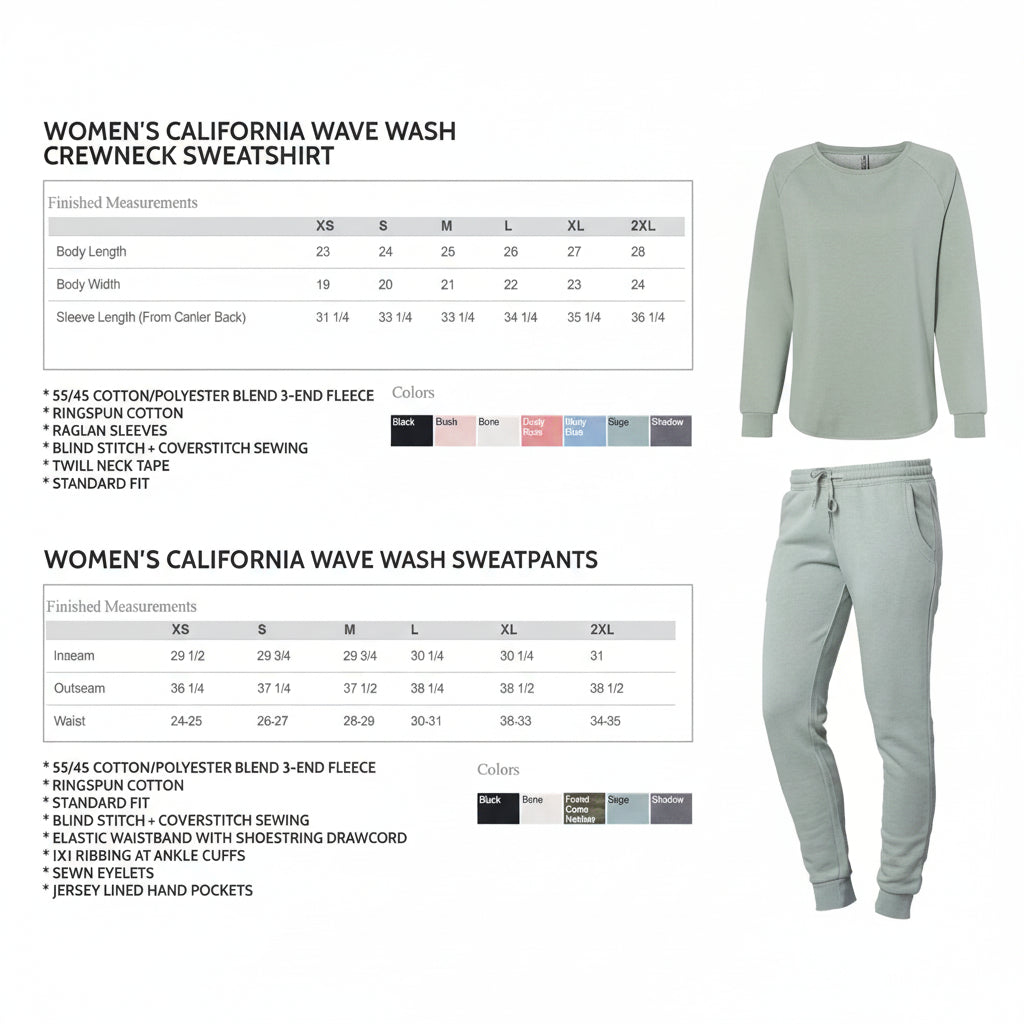 Personalized King & Queen Matching Sweatshirt and Joggers Set