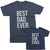 Best Dad Ever and Best Son ever Matching Father Son t-shirts Navycolor by TeeLikeYours.com