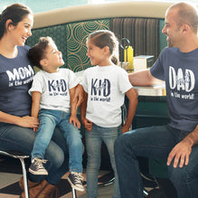 Best Mom Dad and Kid Ever Family Matching T Shirts