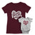 Better Together_short sleev Graphic Matching T-Shirts_gift for Valentine's Day or any Occasion and Holidays_white and maroon tees at TeeLikeYours.com