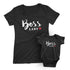 Boss Lady and Boss Baby - Mother and Daughter Matching T-Shirts Set