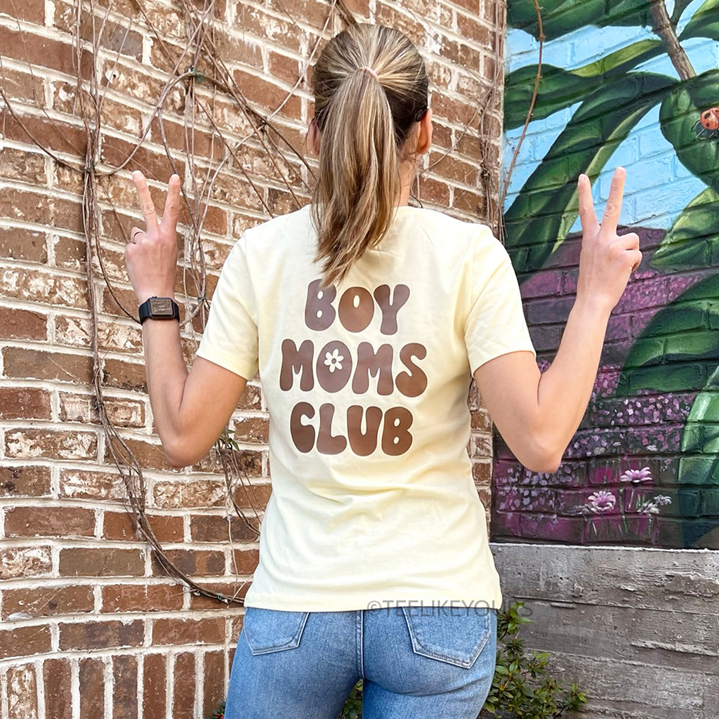 Boy Moms Club & Mama's Boy Matching T-shirts, Retro Mama T-shirt, Mather Son Shirt, Retro Toddler Boy T-shirt, Boy Mom T-shirt, Baby Tee