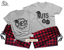 Chest Nuts Funny Couple Christmas Pajamas Holidays Pajama set