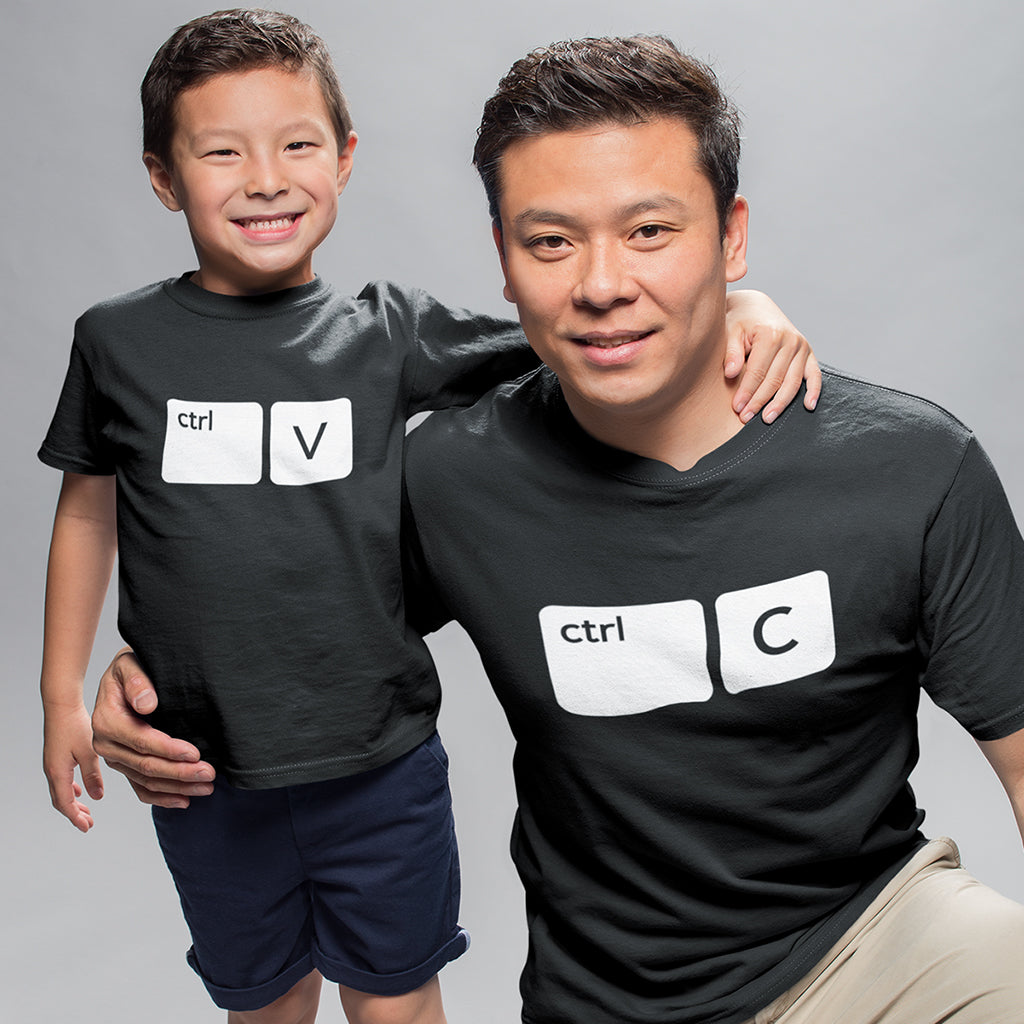 COPY & PASTE, Ctrl C and Ctrl V - matching outfit for Father and Baby ...