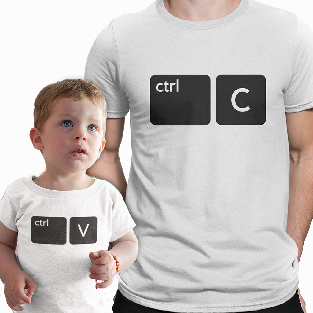 COPY & PASTE, Ctrl C and Ctrl V - matching outfit for Father and Baby ...