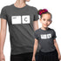 Copy and Paste | Ctrl C and Ctrl V - Graphic Matching T-Shirts Set for Mommy and Daughter