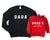Dada & Dada's Valentine Sweatshirts. Daddy and Me Valentines Day Shirts, Dad Baby Outfit, Matching Dad and baby Girl. New Dad Gift GR 2023