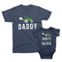 Daddy and Daddy's Little Helper - Farm Style Matching t Shirts with Tractor for Father and Son / Daughter