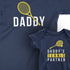 Daddy and Daddy's Tennis Partner - Father and Son Matching T-Shirts