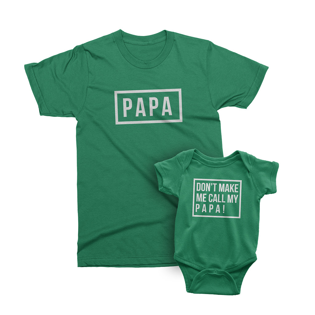 Papa t shirt 2025 baby