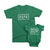 Don't make Me Call My Papa_short sleeve Graphic Matching T-Shirts for Daddy and Me_Kelly Green color at TeeLikeYours.com