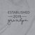 Established 2019 Grandpa short sleeve Pregnancy Announcement Graphic T-Shirt_athletic heather color at TeeLikeYours.com