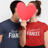 Girlfriend Fiancee Boyfriend Fiance - Engagement Matching T-Shirts outfit for Couples
